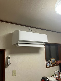姫路市　エアコンの取替